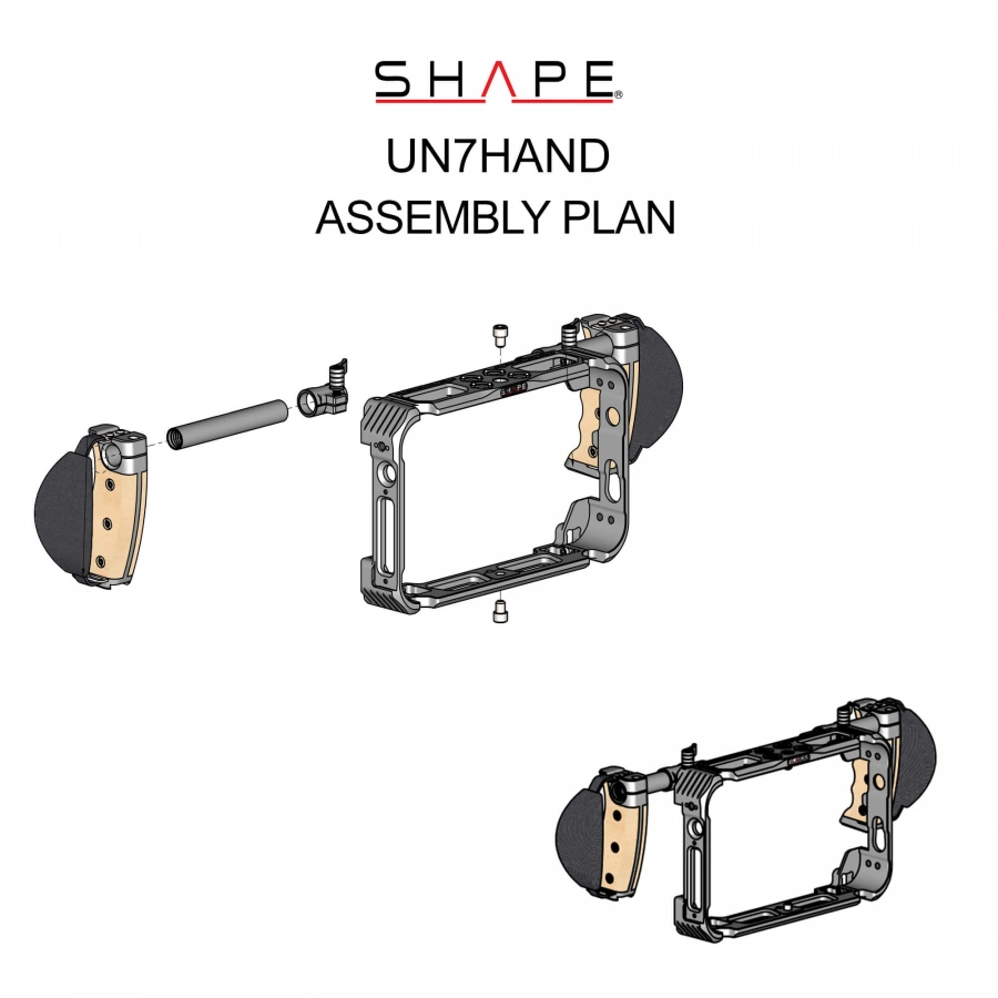 SHAPE CAGE WITH HANDLE FOR ATOMOS SHOGUN 7 MONITOR | Dubai