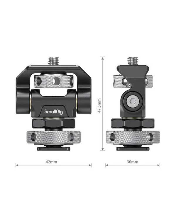 SmallRig Swivel & Tilt Adjustable Monitor Mount with Cold Shoe