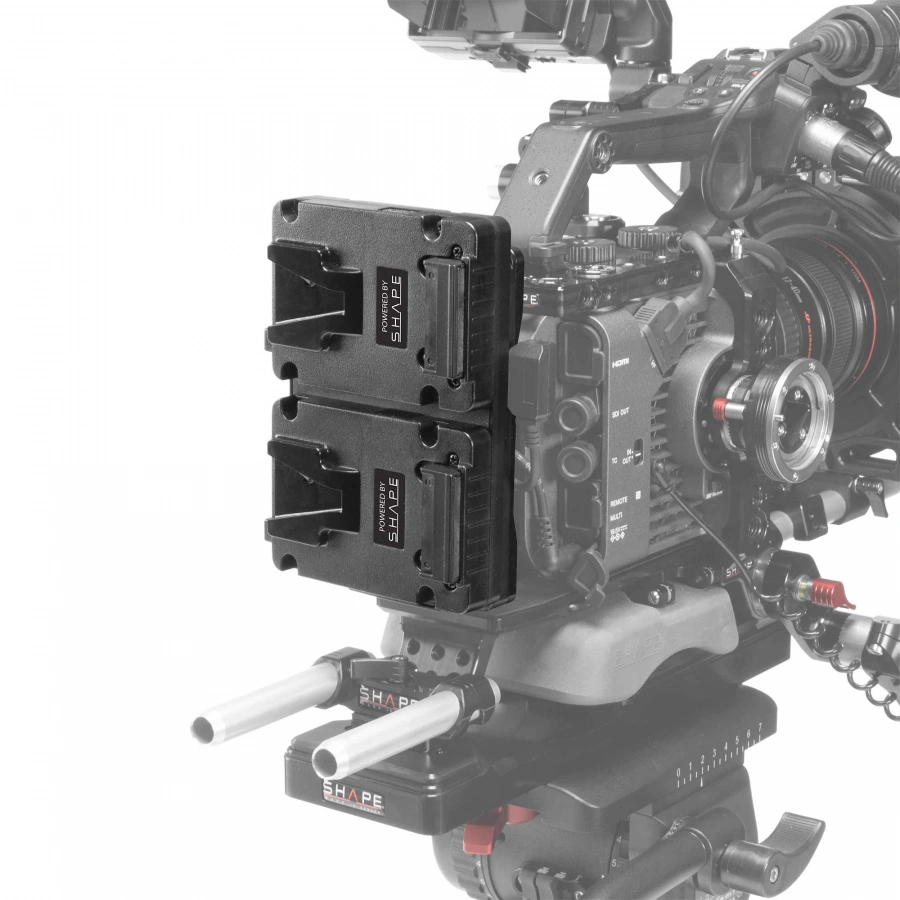 SHAPE DUAL V-MOUNT HOT SWAP MINI BATTERY PLATE