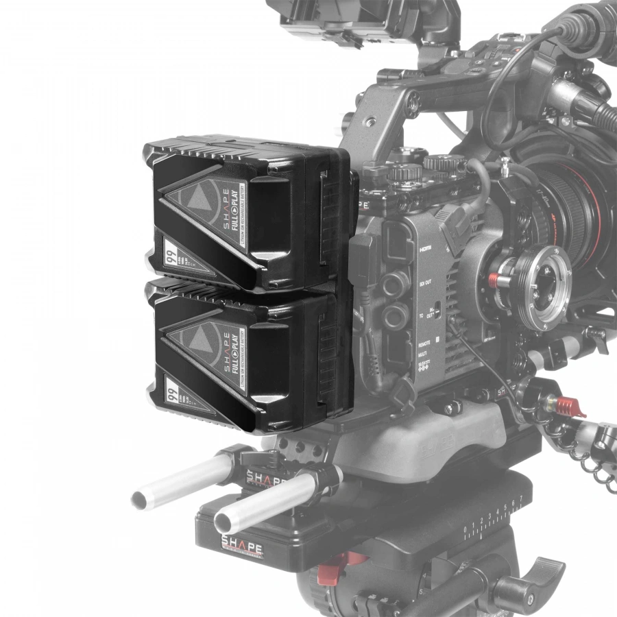 SHAPE DUAL V-MOUNT HOT SWAP MINI BATTERY PLATE