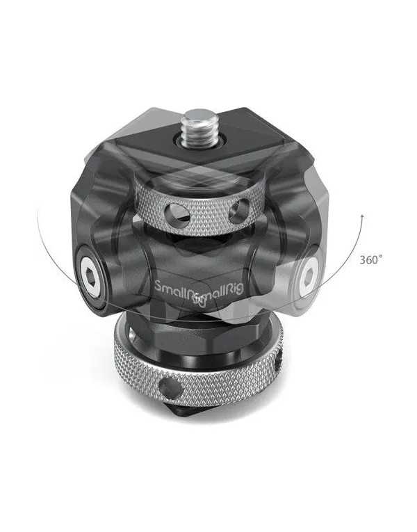 SmallRig Swivel & Tilt Adjustable Monitor Mount with Cold Shoe