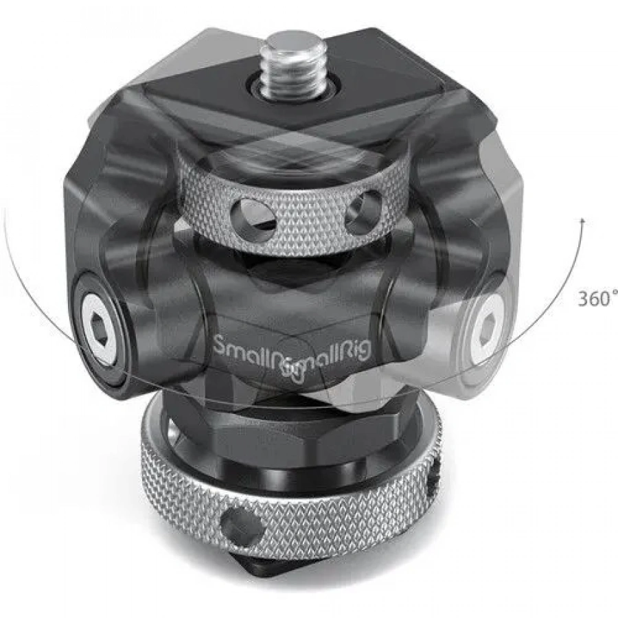SmallRig Swivel & Tilt Adjustable Monitor Mount with Cold Shoe
