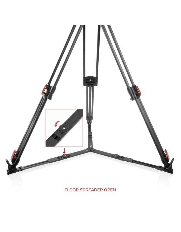 SHAPE ST20 TWO-STAGE CARBON FIBER TRIPOD LEGS 100 MM (SKU: LG20)