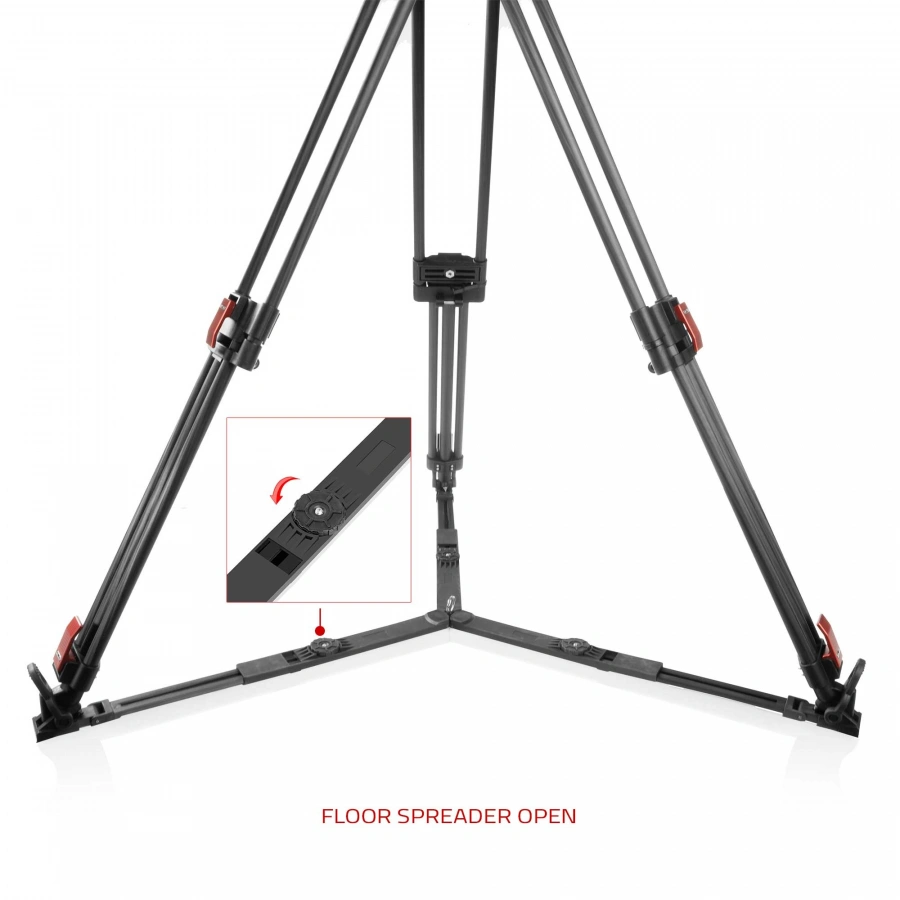 SHAPE ST20 TWO-STAGE CARBON FIBER TRIPOD LEGS 100 MM (SKU: LG20)