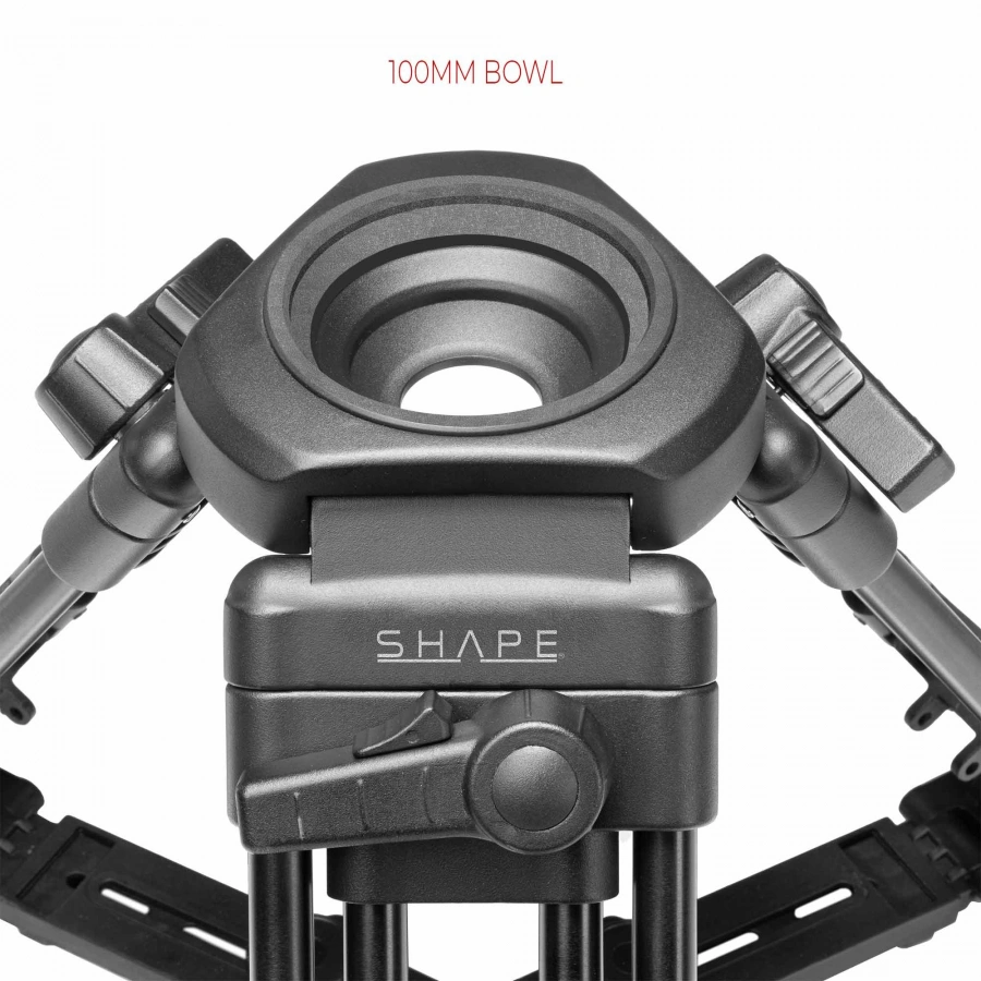 SHAPE 1-Stage Baby Tripod Legs 100mm Bowl with Ground Spreader